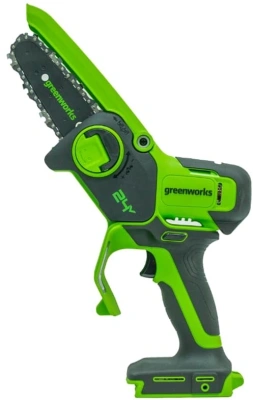 Цепная пила Greenworks G24MCS10 аккум. дл.шины:4"(10cm) 1аккум. 2Ач ЗУ (2008207UA)
