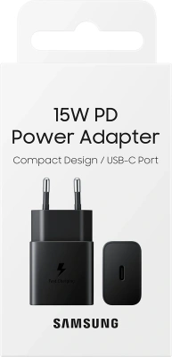 Сетевое зар./устр. Samsung EP-T1510 15W 2A (PD) USB-C Samsung черный (EP-T1510XBEGEU)