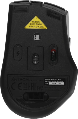 Мышь A4Tech Fstyler FG45CS Air2 серый оптическая 2000dpi silent беспров. USB для ноутбука 7but (FG45CS AIR2 USB (STONE GREY))