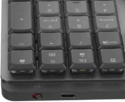 Клавиатура Logitech MX Mechanical механическая черный USB беспроводная BT/Radio slim LED (920-010766)