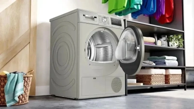 Сушильная машина Bosch WTN86212ME пан.англ. кл.энер.:A+++ макс.загр.:8кг серый