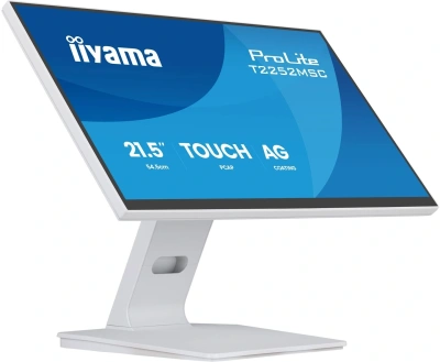 Монитор Iiyama 21.5" ProLite T2252MSC-W2AG белый IPS LED 5ms 16:9 HDMI M/M матовая 250cd 178гр/178гр 1920x1080 60Hz DP FHD USB Touch 4.5кг