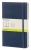 Блокнот Moleskine CLASSIC QP062B20 Large 130х210мм 240стр. нелинованный твердая обложка синий сапфир