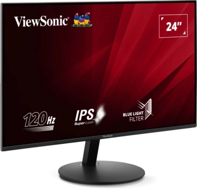 Монитор ViewSonic 23.8" VA24E1-H черный IPS LED 16:9 HDMI матовая 250cd 178гр/178гр 1920x1080 120Hz VGA FHD 2.3кг
