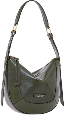 Сумка женская The Bridge Fedora 04320401/I2 темно-зеленая натур.кожа