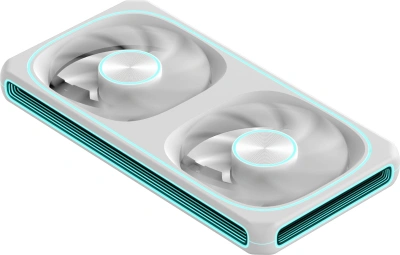 Вентилятор для корпуса Formula Air Fusion 2 ARGB 120х120x28 белый 4-pin 33.46дБ (упак.:2шт) (AIR FUSION 2 WH) Ret