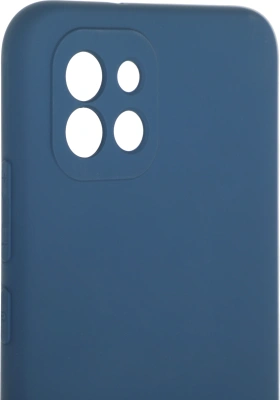 Чехол (клип-кейс) BoraSCO для Samsung Galaxy A03 Microfiber Case синий (70093)