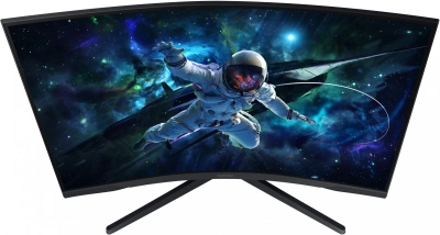 Монитор Samsung 27" Odyssey G5 S27CG550EI черный VA LED 1ms 16:9 HDMI матовая 300cd 178гр/178гр 2560x1440 165Hz FreeSync DP 2K USB 4.1кг