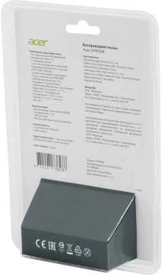 Мышь Acer OMR308 белый оптическая 1600dpi беспров. BT/Radio USB 4but (ZL.MCECC.023)