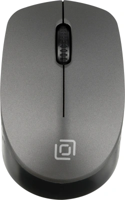 Мышь Оклик 486MW черный/серый оптическая 1600dpi беспров. USB для ноутбука 3but (1196552)