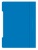 Папка-скоросшиватель Бюрократ Люкс -PSL20BLUE A4 прозрач.верх.лист пластик синий 0.14/0.18