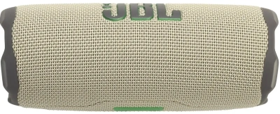Колонка порт. JBL Flip 7 бежевый/зеленый 35W 1.0 BT 4800mAh (JBLFLIP7SAND)