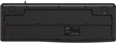 Клавиатура Acer OKW500 черный USB Multimedia (ZL.KBDEE.01T) кабель 1.8м