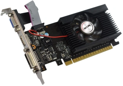 Видеокарта Afox PCI-E 2.0 AF710-1024D3L5 NVIDIA GeForce GT 710 1Gb 64bit GDDR3 954/1600 DVIx1 HDMIx1 CRTx1 HDCP Ret