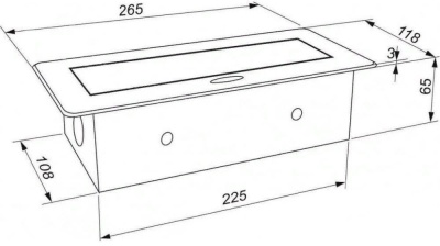 Сетевой разветвитель Premier PX/BL-HOR-2R-2USB-BLK 1.8м (2 розетки) черный (коробка)