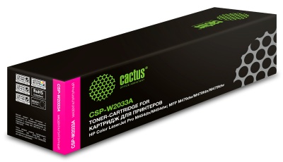 Картридж лазерный Cactus CSP-W2033A 415A пурпурный (2100стр.) для HP LJ M454/MFP M479 с чипом