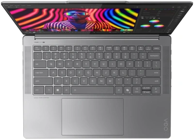 Ноутбук Lenovo Yoga Pro 7 14IAH10 Core Ultra 9 285H 32Gb SSD1Tb Intel Arc 140T 14.5" OLED Touch 3K (3000x1876) Windows 11 Home grey WiFi BT Cam (83KF002LRK)