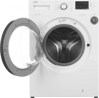 Стиральная машина Beko WSRE7612XAWI класс: A загр.фронтальная макс.:7кг белый инвертор
