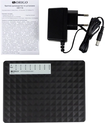 Коммутатор Origo OS1116 OS1116/A1A (L2) 16x100Мбит/с неуправляемый