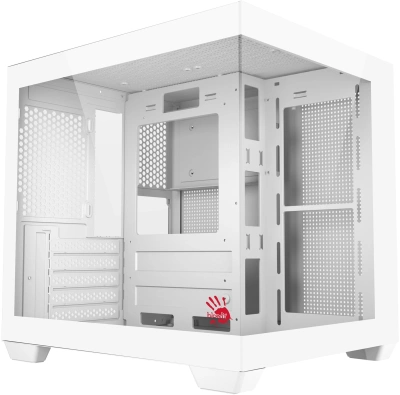 Корпус Bloody CC-121 белый без БП mATX 7x120mm 1xUSB2.0 1xUSB3.0 audio
