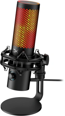 Микрофон проводной HyperX QuadCast 2 S 3м черный