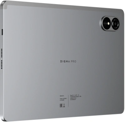 Планшет Digma Pro Quantum T606 (1.6) 8C RAM6Gb ROM128Gb 11" In-Cell 1280x800 4G Android 14 серый 13Mpix 5Mpix BT WiFi microSD 2Tb 7000mAh 600hrs