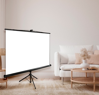 Экран Cactus 84" 104.4x186см Triscreen CS-PST-104x186 16:9 напольный рулонный черный