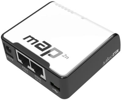 Точка доступа MikroTik mAP (RBMAP2ND) N300 10/100BASE-TX белый