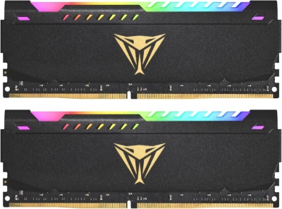 Память DDR4 2x16GB 3200MHz Patriot PVSR432G320C8K Viper Steel RGB RTL Gaming PC4-25600 CL18 DIMM UDIMM 288-pin 1.35В dual rank с радиатором Ret
