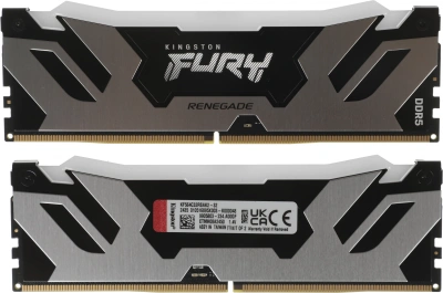 Память DDR5 2x16GB 6400MHz Kingston KF564C32RSAK2-32 Fury Renegade XMP RGB RTL Gaming PC5-51200 CL32 DIMM UDIMM 288-pin 1.4В kit dual rank с радиатором Ret