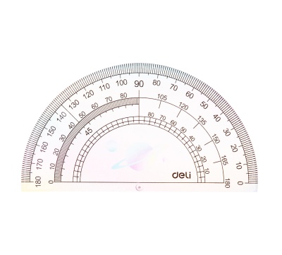 Набор линеек Deli EH652 пластик дл.15см ассорти компл.:лин 15см/2 угольн/трансп пластиковый пакет с европодв.