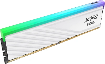 Память DDR5 2x16GB 6400MHz A-Data AX5U6400C3216G-DTLABRWH XPG Lancer Blade RGB RTL Gaming PC5-51200 CL32 DIMM UDIMM ECC 288-pin 1.4В kit dual rank с радиатором Ret