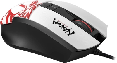 Мышь A4Tech Bloody L65 Max белый/рисунок оптическая 12000dpi USB 6but (L65 MAX NARAKA)