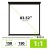 Экран Cactus 84" 150x150см Wallscreen CS-PSW-150X150-BK 1:1 настенно-потолочный рулонный черный