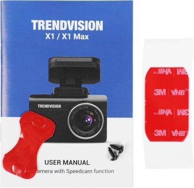 Видеорегистратор TrendVision X1 Max черный 1080x1920 1080p 150гр. GPS MSTAR 8336
