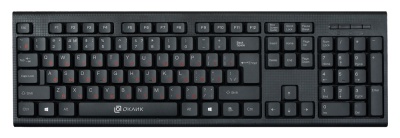 Клавиатура Оклик 120M черный USB (1083044) кабель 1.6м