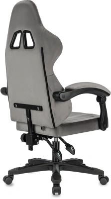 Кресло игровое Zombie Apocalypse серый Holland 18 с подголов. крестов. пластик черный пластик черный