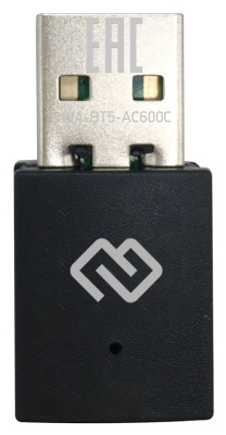 Сетевой адаптер Wi-Fi + Bluetooth Digma DWA-BT5-AC600C AC600 USB 2.0 (ант.внутр.) 1ант.