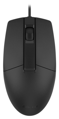 Мышь A4Tech OP-330 черный оптическая 1200dpi USB 3but (OP-330 (BLACK))