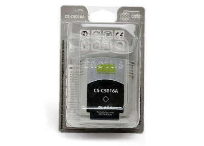 Картридж струйный Cactus CS-C5016A №84 черный (72мл) для HP DJ 10PS/20PS/30GP/50PS/90/120/130DE с чипом
