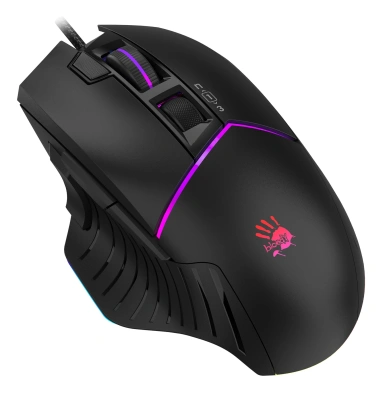 Мышь A4Tech Bloody W95 Max черный оптическая 12000dpi USB 10but (W95 MAX STONE BLACK)