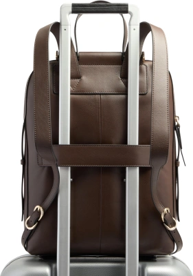 Рюкзак женский Piquadro Circle CA4576W92/MS коричневый замша/натур.кожа