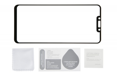 Защитное стекло для экрана Redline черный для Huawei Nova 3i 1шт. (УТ000017128)