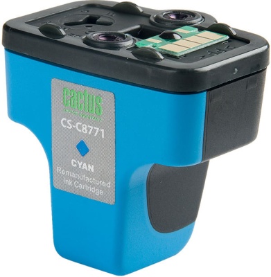 Картридж струйный Cactus CS-C8771 №177 голубой (11.4мл) для HP PS 3213/3313/8253/C5183/C6183/C6283/C7183/C7283/C8183/D7163/D7263/D7363/D7463 с чипом