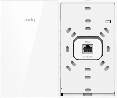 Точка доступа Cudy AP1300 Wall AC1300 10/100/1000BASE-TX белый