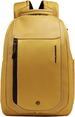 Рюкзак мужской Piquadro Lyss CA6928S143BM/G желтый полиэстер/натур.кожа