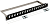 Патч-панель наборная Lanmaster LAN-PPN16OK-UTP 19" 1U 16x UTP