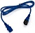 Шнур питания Lanmaster LAN-PP13/14-1.0-BL C13-С14 проводник.:3x0.75мм2 1м 220В 10А синий