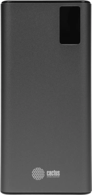 Мобильный аккумулятор Cactus CS-PBFSFA-20000 20000mAh 22.5W 4.5A 2xUSB-A/USB-C серый