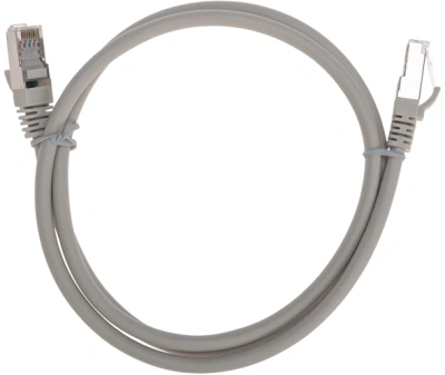 Патч-корд Rexant 02-0210-1 F/UTP RJ-45 вил.-вилка RJ-45 кат.6 1м серый LSZH